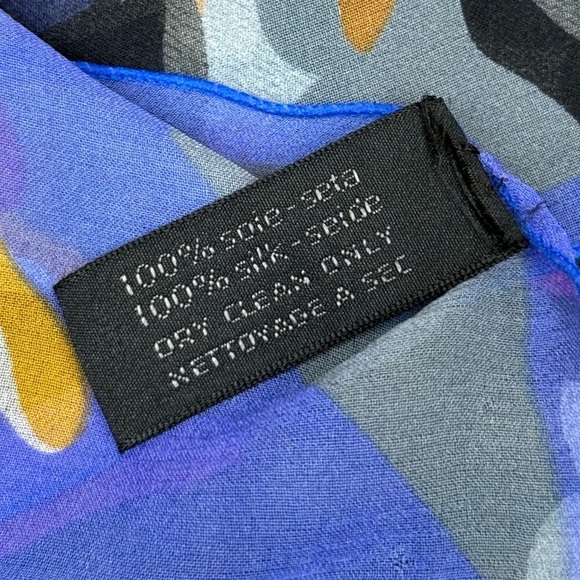 Cacharel LouLou Matching Scarf Set – Sheer Large & Smaller Poly Square - Picture 6 of 12